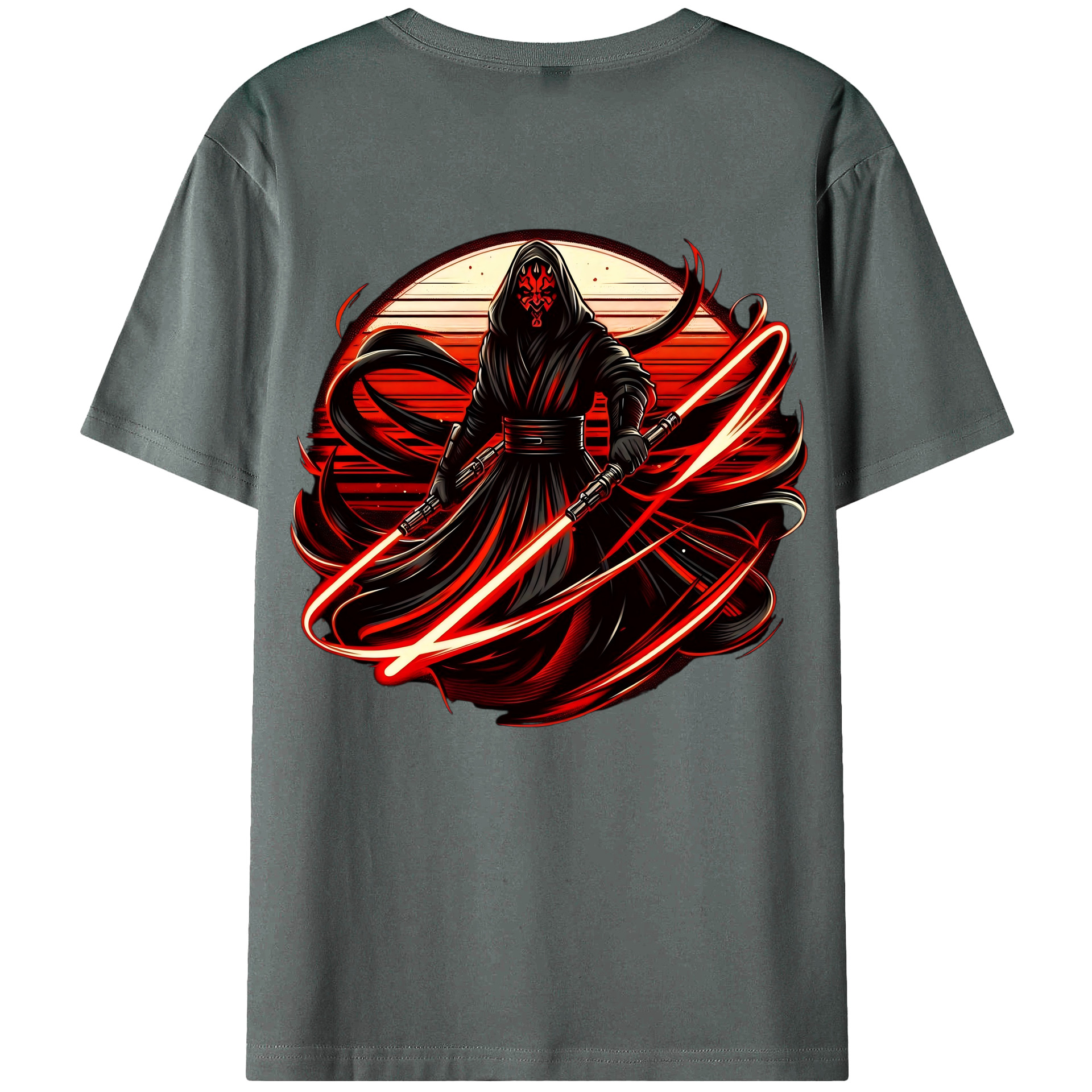 （画像用） スター・ウォーズ Star Wars 綿100％ メンズ半袖Tシャツ（バックプリント） 通気性